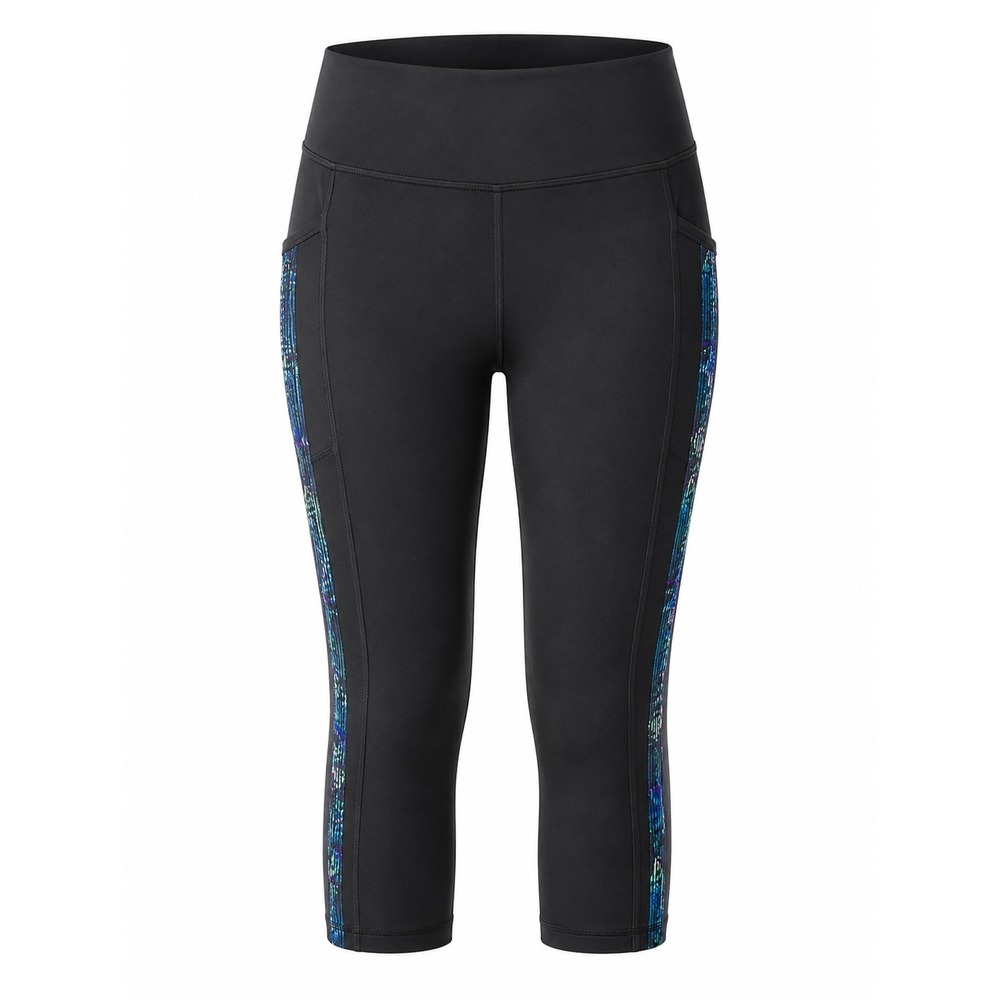 Athleta Leggings Womens Medium Black Side Stripe Pocket Gorpcore 721733-00